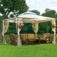 High Quality 10' x 12' Outdoor Gazebo with Mosquito Netting