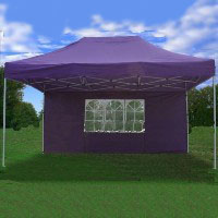 Heavy Duty 10' x 15' Purple Pop Up Party Tent
