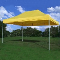 Heavy Duty 10' x 15' Yellow Pop Up Party Tent