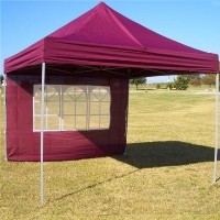 10' x 10' Easy Pop Up Maroon Party Tent