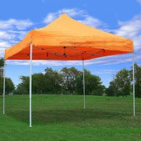 10' x 10' Pop Up Orange Party Tent