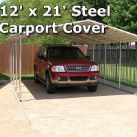 12' x 21' Steel Carport Cover Garage - Installation Included