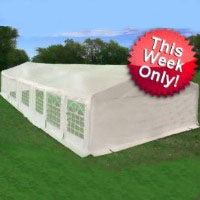 White 40' x 20' Heavy Duty Party Wedding Tent Canopy Carport