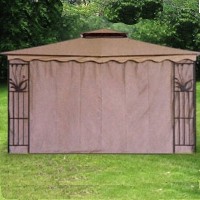 Gazebo Canopy Tent Privacy Side Wall Panel Fits 10' x 12'