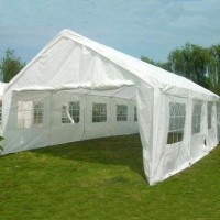 White 32' x 16' Heavy Duty Carport Shelter Party Tent