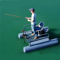 Brand New 6 ft One Person Mini Pontoon Fishing Boat