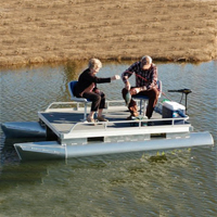 Brand New 12 Ft Two Person Pontoon Fishing Boat