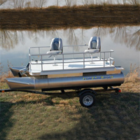 Brand New 12 ft Two Person Sport Pontoon Fishing Boat