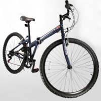 High Quality Blue 26" Inch Blue and Black 6 Speed Folding Mountain Bicycle