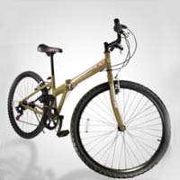 High Quality 26" Inch Gold and Black 6 Speed Folding Mountain Bicycle