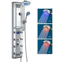 Zen Brand New Tri Color LED Massaging Shower Panel System