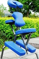 3.5" Blue Foam Portable Massage Chair
