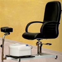 Brand New Pedicure Station With Chair, Footbath, and Stool