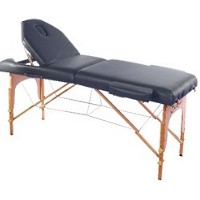 Black 3" Thick Soozier Portable Massage Table