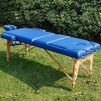 Blue Soozier 3" Thick Portable Massage Table