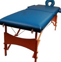 Dark Green Portable Massage Table Bed