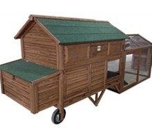 High Quality Extra Large Wheeled Chicken Coop House