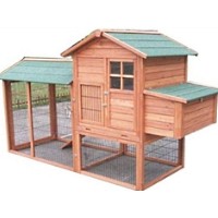 High Quality Honey Comb Wood Stain Chicken Coop House