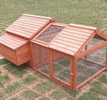 High Quality Backyard Chicken Coop House with Double Run ( 9 FT Long )