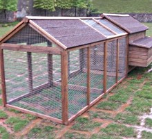 High Quality Chicken Coop House with Double Run