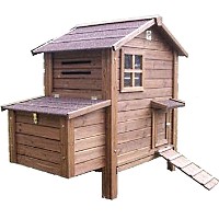 High Quality Chicken Coop House with Grooved Treated Fir Timber