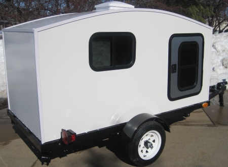 4' x 8' 1-2 Person Enclosed Camper Trailer - Made in the USA