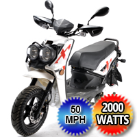 Brand New 2000 Watt Venom Electric Moped Scooter