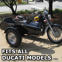 Classical RocketTeer Side Car Motorcycle Sidecar Kit