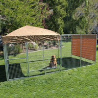 6' x 6' x 6'  Ultimate Modular Welded Wire Professional Kennel Dog Run