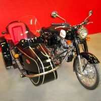 Euro Retro Side Car Motorcycle Sidecar Kit - Fits All Models