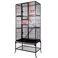 30x18x69 3 story cockatiel cage