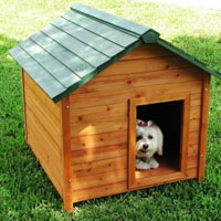 High Quality Medium Classic Cedar Dog House
