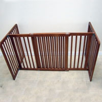 High Quality Large All Wood 30 Inch Freestanding Pet Gates