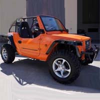 800cc Orange Oreion Sand Reeper 4 x 4 Street Legal UTV