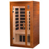 1-2 Person Infrared Sauna with 6 Heaters - Barcelona Edition