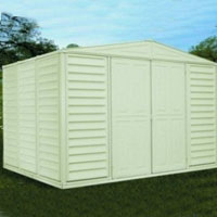 Duramax 10.5 x 8 WoodBridge Vinyl Shed