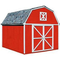 High Quality Pastoral 10' x 10' Garden Tool Shed Kit