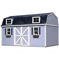 High Quality Pastoral 10' x 16' Garden Tool Shed Kit