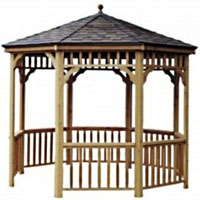 High Quality Eldorado 12' Round Cedar Gazebo