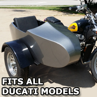Ducati RocketTeer Old School Biker Side Car Motorcycle Sidecar Kit