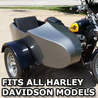 Harley Davidson RocketTeer Old School Biker Side Car Motorcycle Sidecar Kit