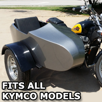 Kymco RocketTeer Old School Biker Side Car Motorcycle Sidecar Kit