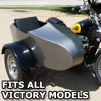 Victory RocketTeer Old School Biker Side Car Motorcycle Sidecar Kit