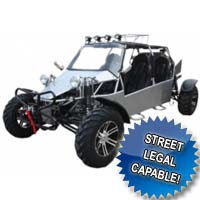 1000cc Super Sand Sniper Go Kart - 4 Seater & Street Legal Capable!