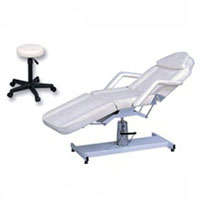 Hydraulic Lift Facial Chair with Stool for Spas
