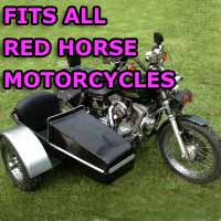 Red Horse Side Car Motorcycle Sidecar Kit