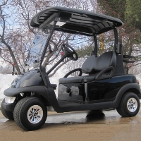 48V Black Club Car Precedent Electric Golf Cart