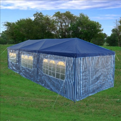 10'x30' Party Wedding tent Gazebo Pavilion Catering Blue
