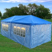10'x20' Party Wedding tent Gazebo Pavilion Catering Blue