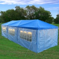 10'x30' Party Wedding tent Gazebo Pavilion Catering Blue